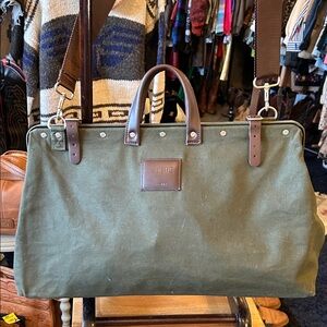 Green Canvas Men's Bag